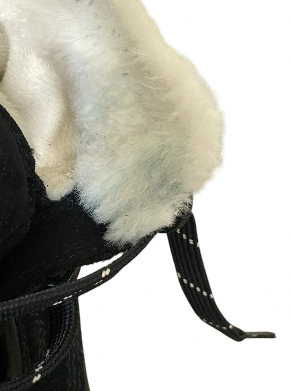 Sorel Tivoli IV Black Suede Waterproof Fur Trim Lace Up Winter Ankle Boot 7 - Picture 11 of 16